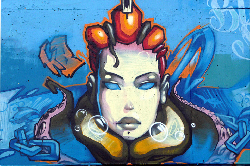 Peinture sous l'eau chelou